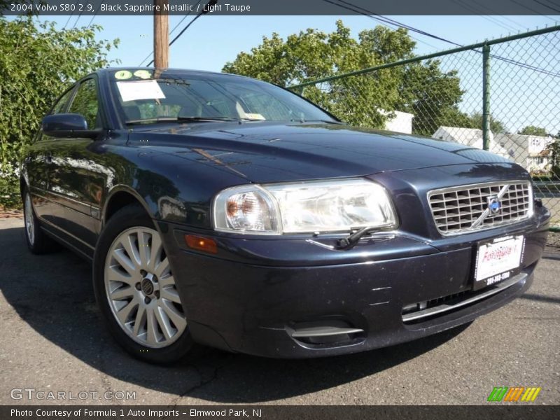 Black Sapphire Metallic / Light Taupe 2004 Volvo S80 2.9