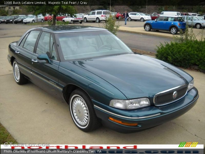 Majestic Teal Pearl / Gray 1998 Buick LeSabre Limited