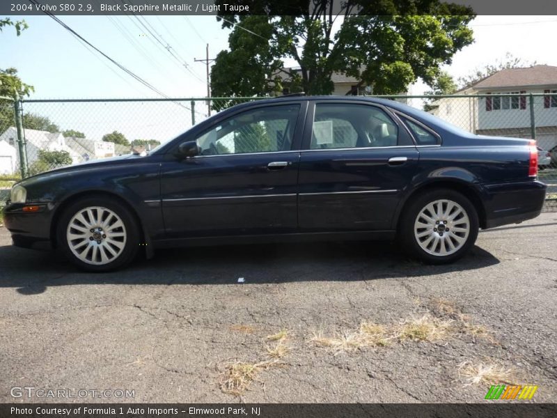 Black Sapphire Metallic / Light Taupe 2004 Volvo S80 2.9