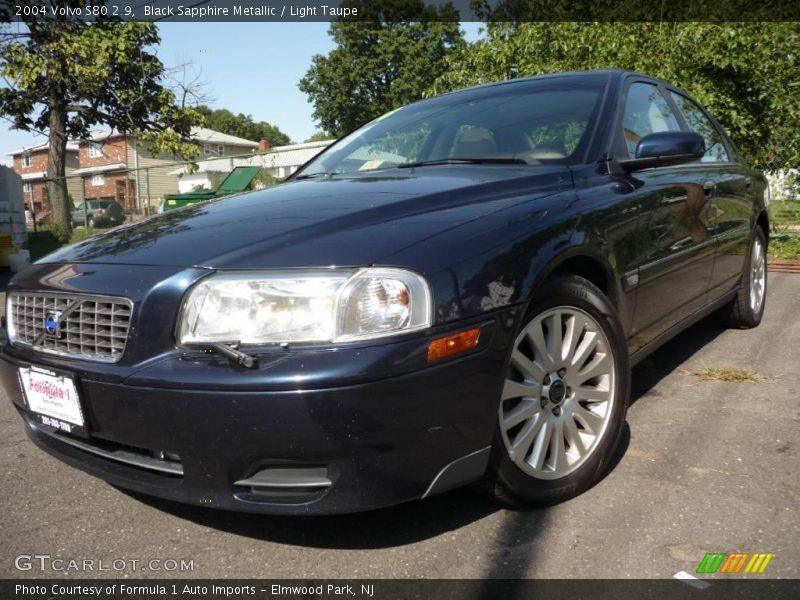 Black Sapphire Metallic / Light Taupe 2004 Volvo S80 2.9