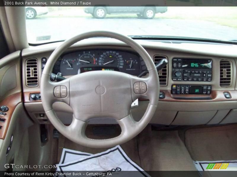 White Diamond / Taupe 2001 Buick Park Avenue