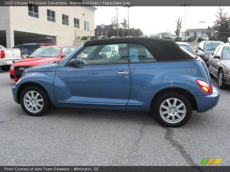 Marine Blue Pearl / Pastel Slate Gray 2007 Chrysler PT Cruiser Convertible