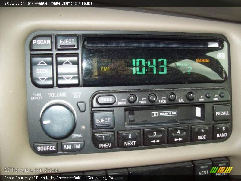 White Diamond / Taupe 2001 Buick Park Avenue