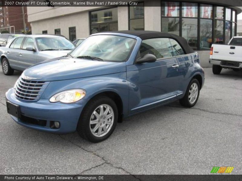 Marine Blue Pearl / Pastel Slate Gray 2007 Chrysler PT Cruiser Convertible