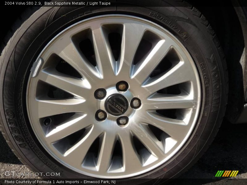 Black Sapphire Metallic / Light Taupe 2004 Volvo S80 2.9