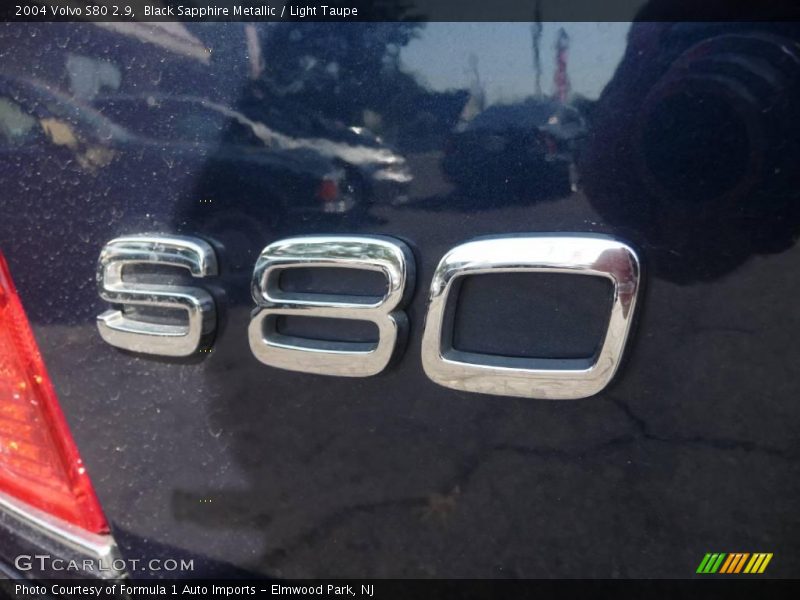 Black Sapphire Metallic / Light Taupe 2004 Volvo S80 2.9