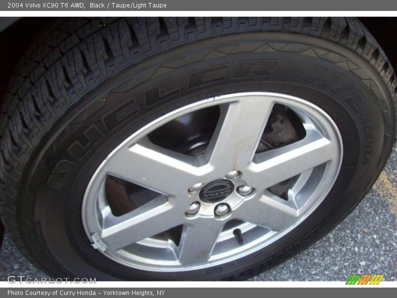 Black / Taupe/Light Taupe 2004 Volvo XC90 T6 AWD