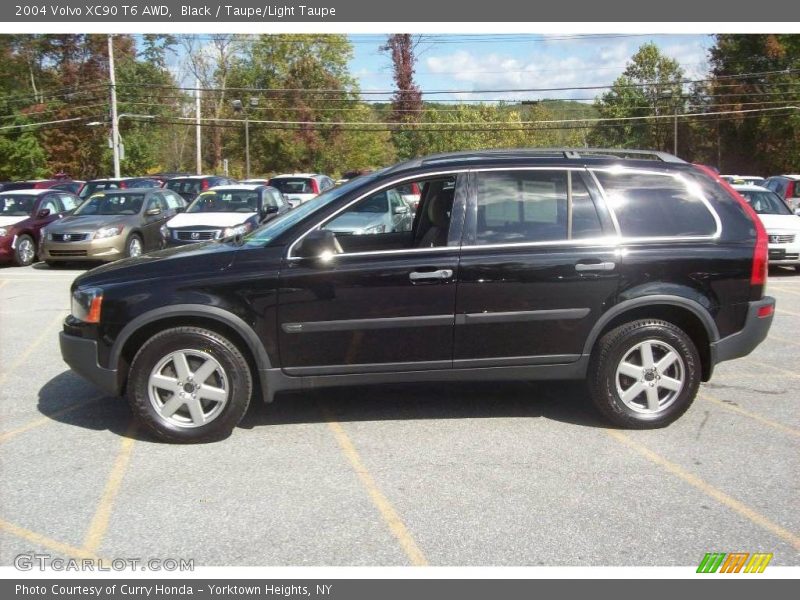 Black / Taupe/Light Taupe 2004 Volvo XC90 T6 AWD