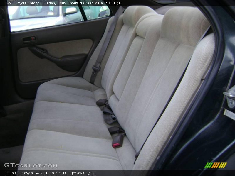 Dark Emerald Green Metallic / Beige 1995 Toyota Camry LE Sedan