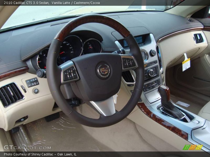 Vanilla Latte / Cashmere/Cocoa 2010 Cadillac CTS 3.0 Sedan