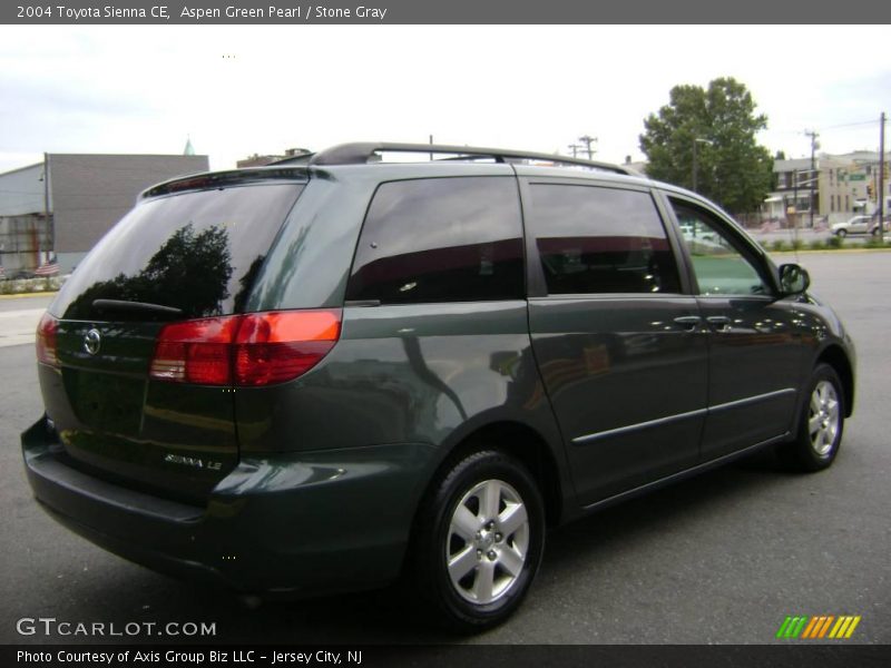 Aspen Green Pearl / Stone Gray 2004 Toyota Sienna CE