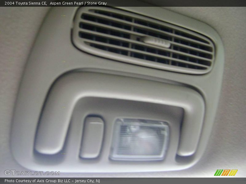 Aspen Green Pearl / Stone Gray 2004 Toyota Sienna CE