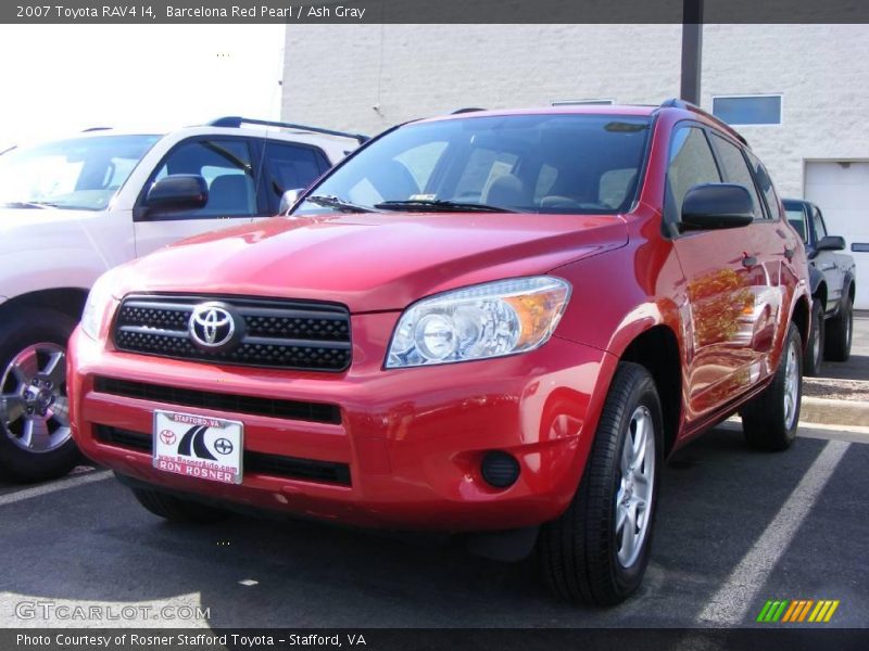 Barcelona Red Pearl / Ash Gray 2007 Toyota RAV4 I4