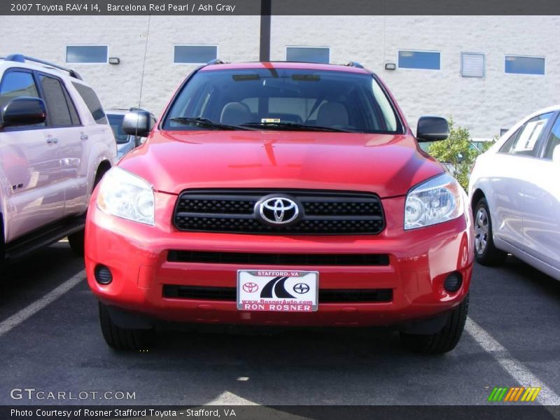 Barcelona Red Pearl / Ash Gray 2007 Toyota RAV4 I4