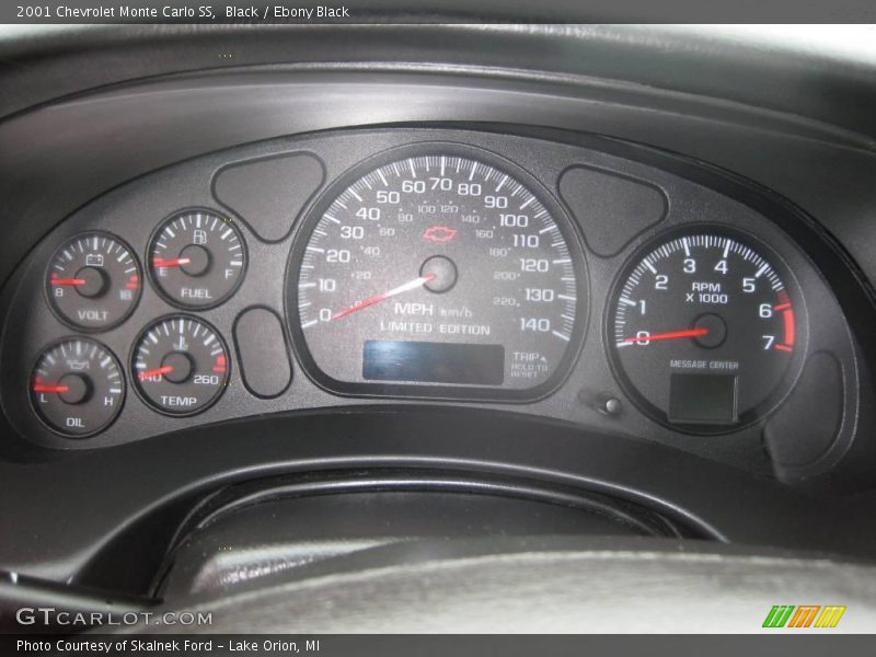 Black / Ebony Black 2001 Chevrolet Monte Carlo SS