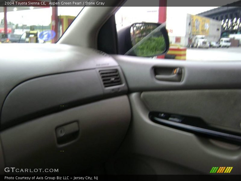 Aspen Green Pearl / Stone Gray 2004 Toyota Sienna CE