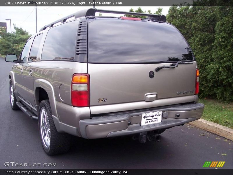 Light Pewter Metallic / Tan 2002 Chevrolet Suburban 1500 Z71 4x4