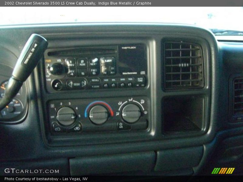 Indigo Blue Metallic / Graphite 2002 Chevrolet Silverado 3500 LS Crew Cab Dually