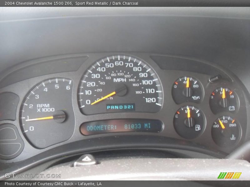Sport Red Metallic / Dark Charcoal 2004 Chevrolet Avalanche 1500 Z66