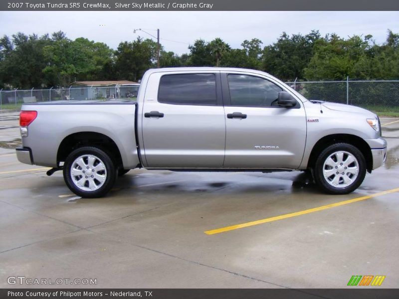 Silver Sky Metallic / Graphite Gray 2007 Toyota Tundra SR5 CrewMax