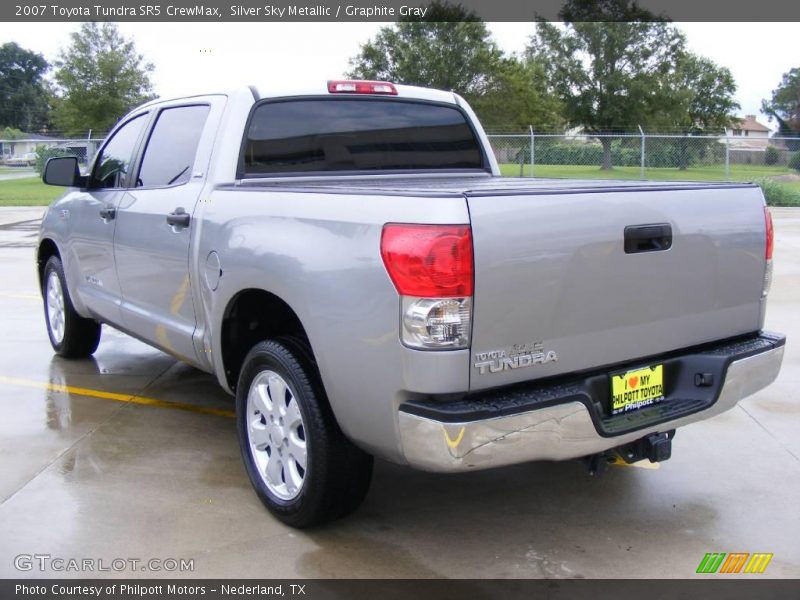 Silver Sky Metallic / Graphite Gray 2007 Toyota Tundra SR5 CrewMax