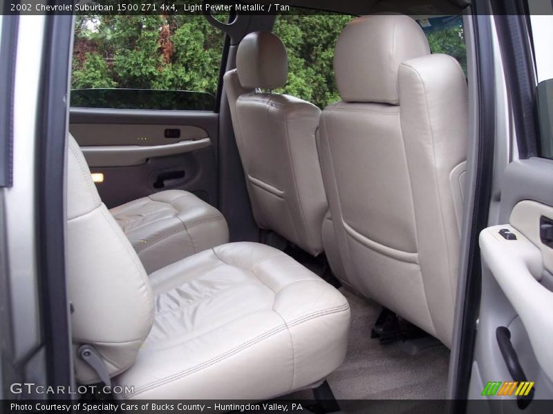 Light Pewter Metallic / Tan 2002 Chevrolet Suburban 1500 Z71 4x4