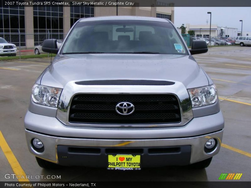 Silver Sky Metallic / Graphite Gray 2007 Toyota Tundra SR5 CrewMax