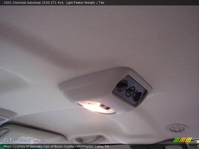 Light Pewter Metallic / Tan 2002 Chevrolet Suburban 1500 Z71 4x4