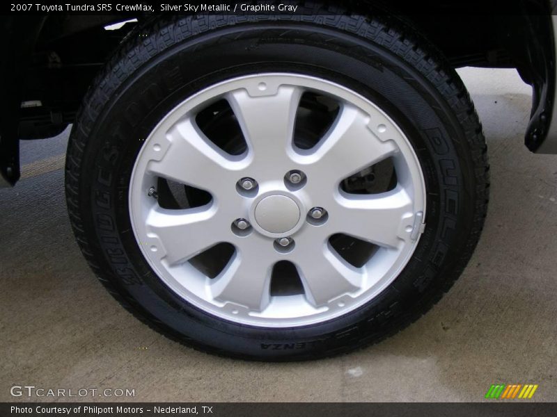 Silver Sky Metallic / Graphite Gray 2007 Toyota Tundra SR5 CrewMax