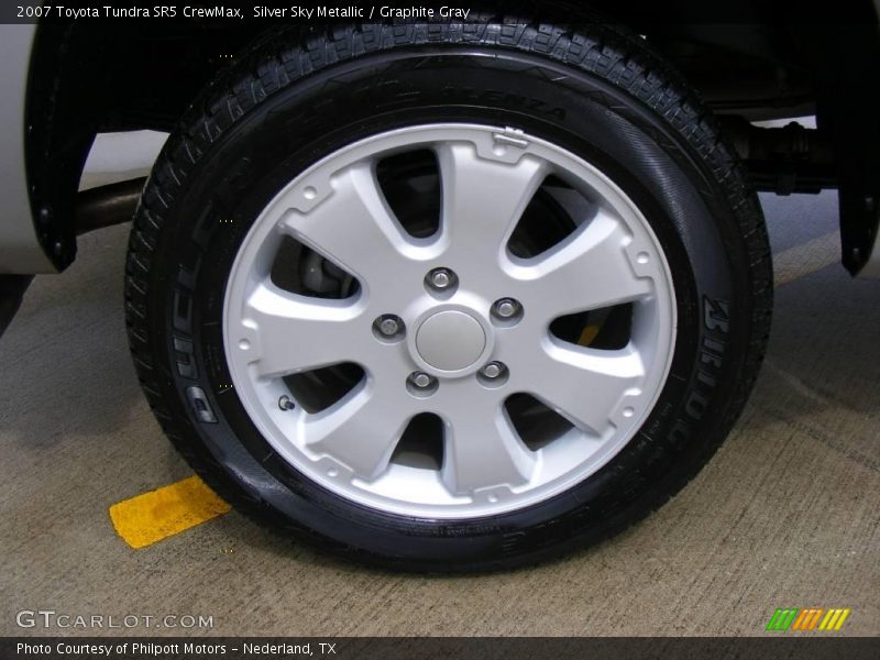 Silver Sky Metallic / Graphite Gray 2007 Toyota Tundra SR5 CrewMax