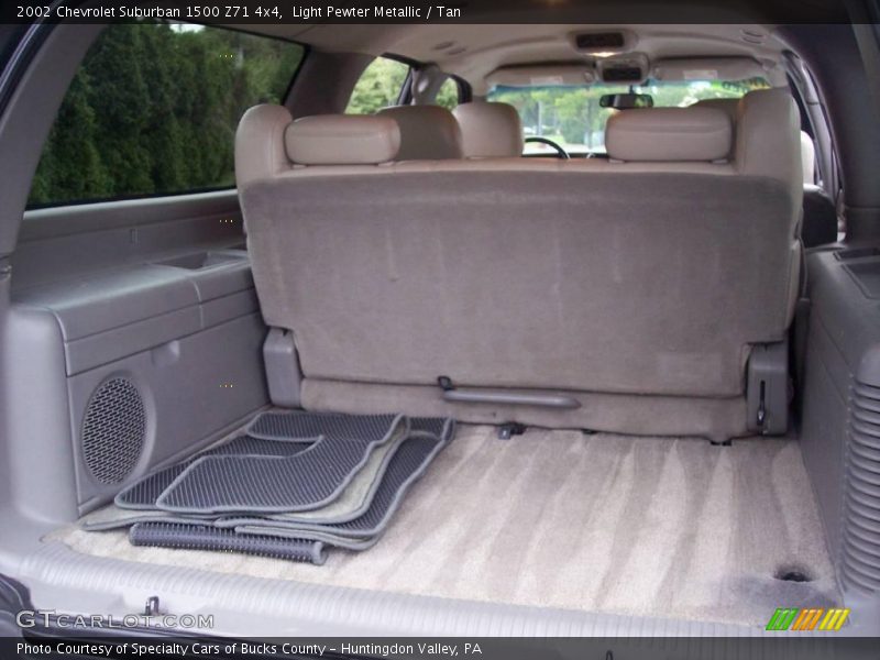 Light Pewter Metallic / Tan 2002 Chevrolet Suburban 1500 Z71 4x4