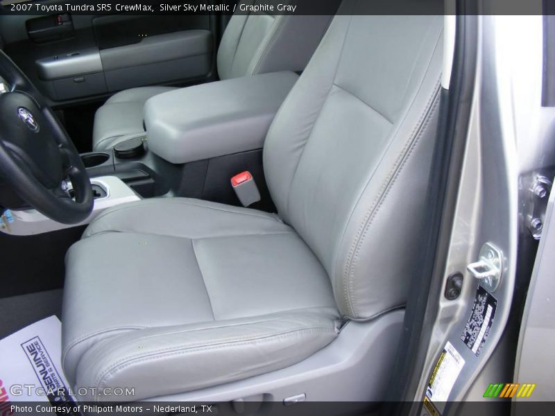 Silver Sky Metallic / Graphite Gray 2007 Toyota Tundra SR5 CrewMax