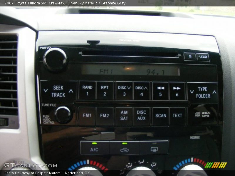 Silver Sky Metallic / Graphite Gray 2007 Toyota Tundra SR5 CrewMax