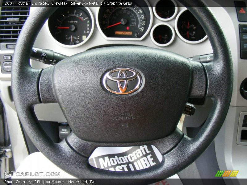Silver Sky Metallic / Graphite Gray 2007 Toyota Tundra SR5 CrewMax