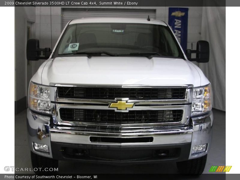 Summit White / Ebony 2009 Chevrolet Silverado 3500HD LT Crew Cab 4x4