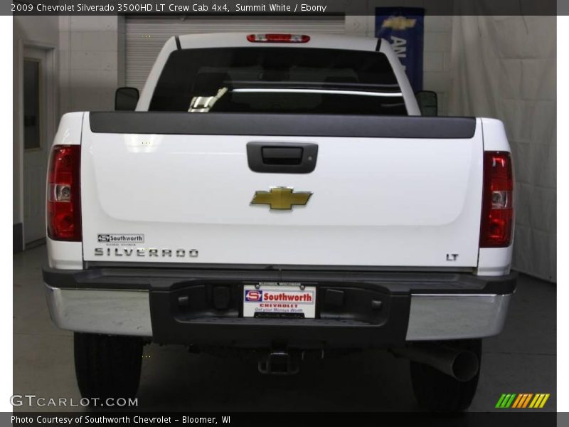 Summit White / Ebony 2009 Chevrolet Silverado 3500HD LT Crew Cab 4x4