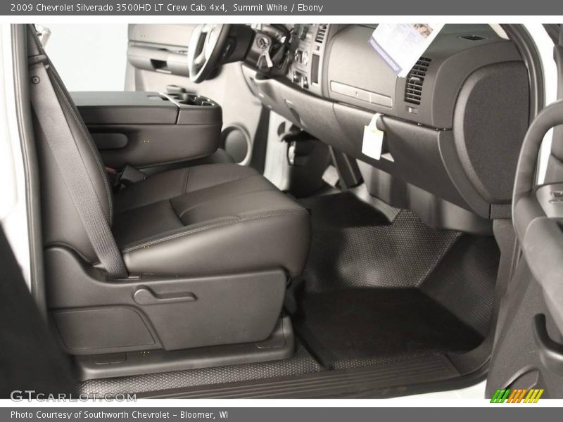 Summit White / Ebony 2009 Chevrolet Silverado 3500HD LT Crew Cab 4x4