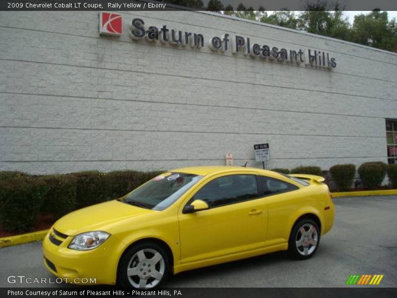 Rally Yellow / Ebony 2009 Chevrolet Cobalt LT Coupe