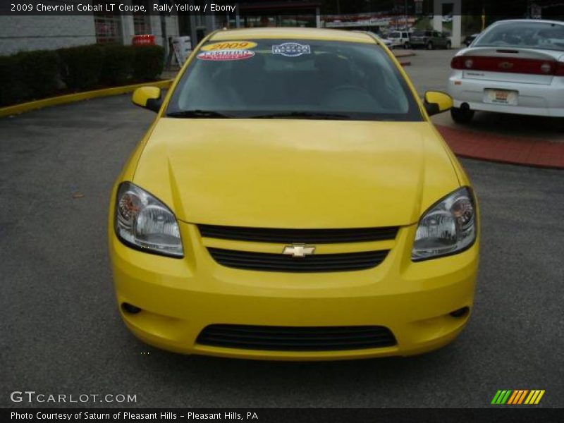 Rally Yellow / Ebony 2009 Chevrolet Cobalt LT Coupe