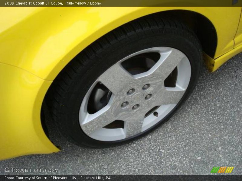 Rally Yellow / Ebony 2009 Chevrolet Cobalt LT Coupe