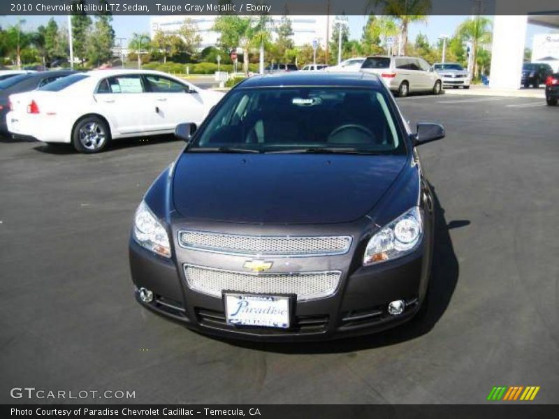 Taupe Gray Metallic / Ebony 2010 Chevrolet Malibu LTZ Sedan