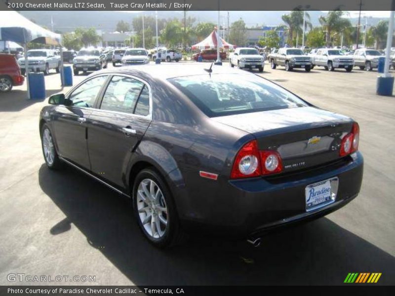 Taupe Gray Metallic / Ebony 2010 Chevrolet Malibu LTZ Sedan
