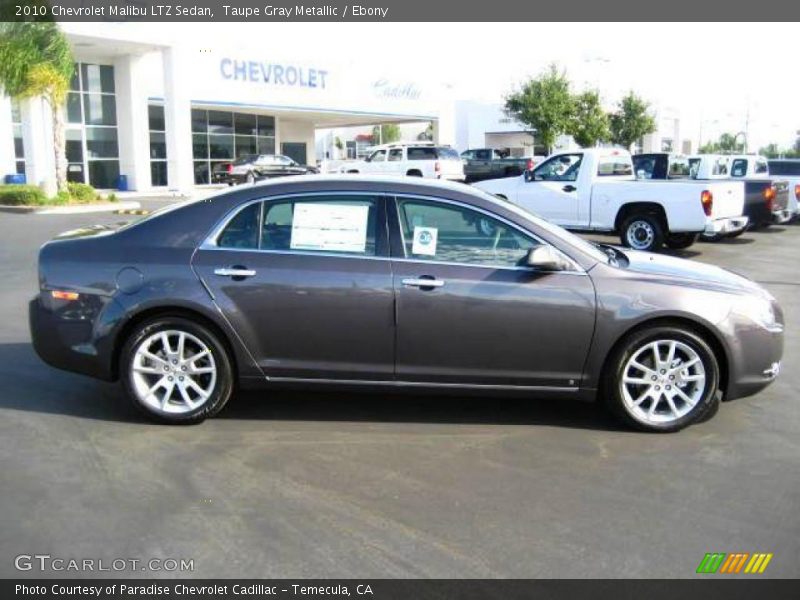 Taupe Gray Metallic / Ebony 2010 Chevrolet Malibu LTZ Sedan