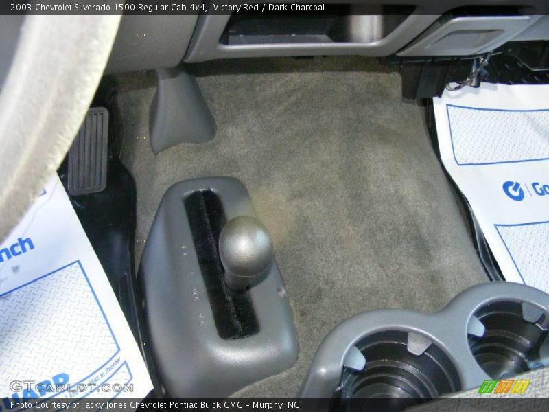 Victory Red / Dark Charcoal 2003 Chevrolet Silverado 1500 Regular Cab 4x4