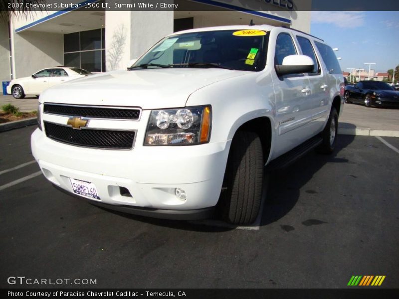 Summit White / Ebony 2007 Chevrolet Suburban 1500 LT