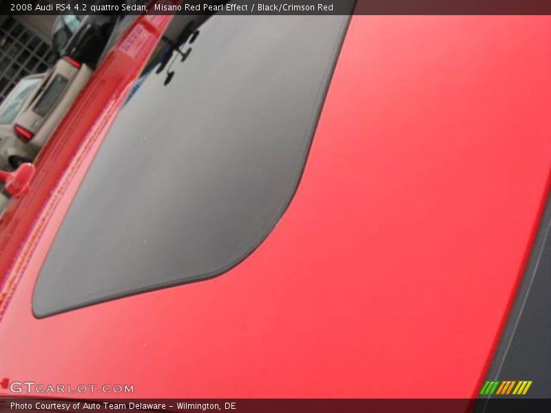 Misano Red Pearl Effect / Black/Crimson Red 2008 Audi RS4 4.2 quattro Sedan