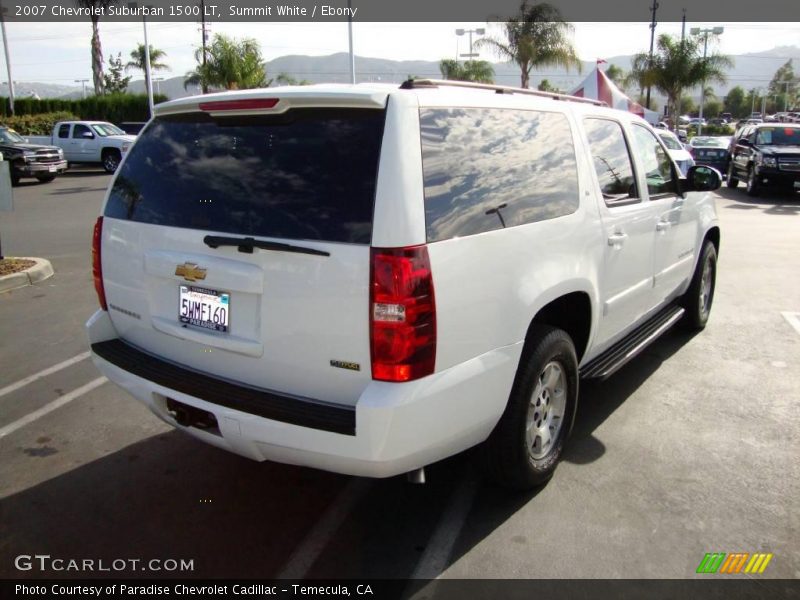 Summit White / Ebony 2007 Chevrolet Suburban 1500 LT