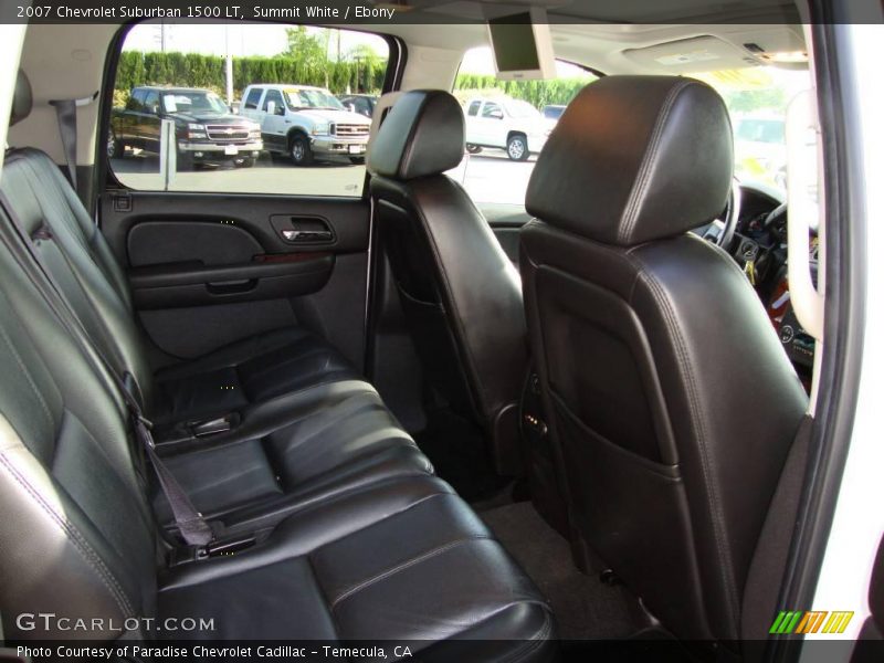 Summit White / Ebony 2007 Chevrolet Suburban 1500 LT