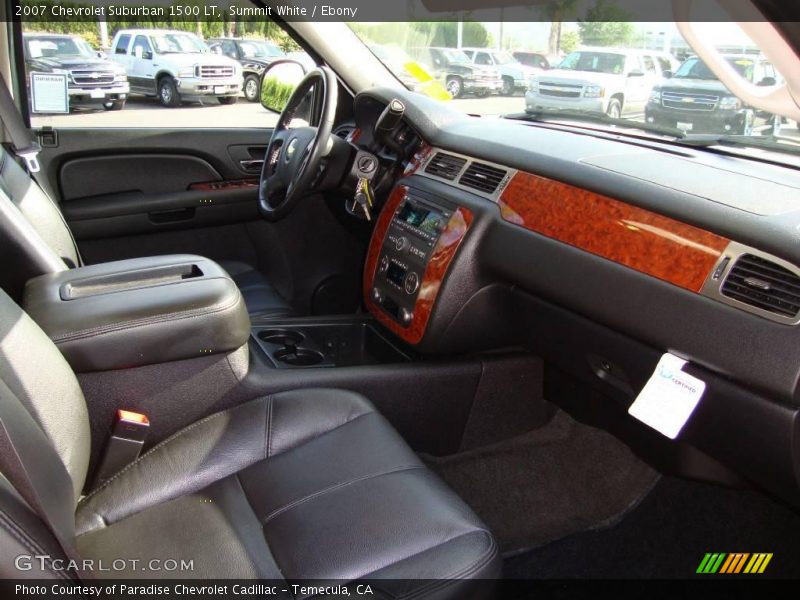 Summit White / Ebony 2007 Chevrolet Suburban 1500 LT