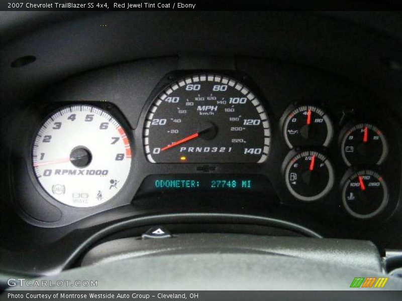 Red Jewel Tint Coat / Ebony 2007 Chevrolet TrailBlazer SS 4x4
